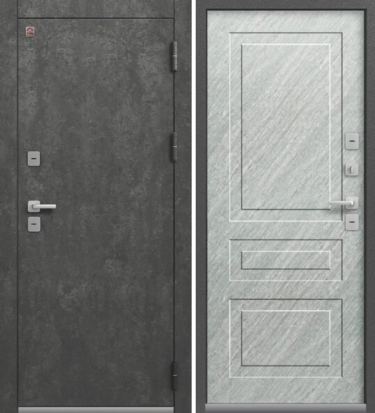 Входная дверь, Центурион, Т-9 Серый камень/Эверест (матовый)